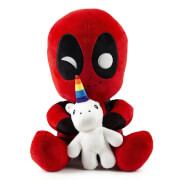 Kidrobot Marvel Deadpool with Unicorn HugMe 16 Inch Vibrating Plush