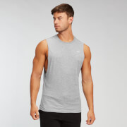 Débardeur à emmanchures échancrées MP Essentials pour hommes – Gris chiné - XL