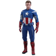 Figurine Articulée Captain America (à l'échelle 1/6) Avengers: Endgame Movie Masterpiece (2012 Version) 30cm - Hot Toys