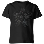 Image of Magic: The Gathering Theros: Beyond Death Gods Constellation Kids' T-Shirt - Black - 3-4 Years - Black