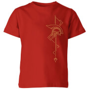 Image of Magic: The Gathering Theros: Beyond Death Asymmetrical Helmet Kids' T-Shirt - Red - 3-4 Years - Red