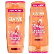 L'Oréal Paris Elvive Dream Lengths Shampoo and Conditioner Set - Exclusive