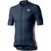 Castelli Entrata V Jersey - M - Dark Infinity Blue