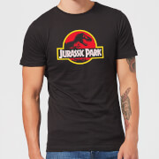Classic Jurassic Park Logo Men's T-Shirt - Black - XS - Noir