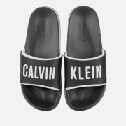 Image of Calvin Klein Women's Slide Sandals - Black - UK /