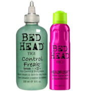 TIGI Bed Head Shiny Hair Styling Set for Smooth Shiny Hair