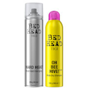 TIGI Bed Head Hair Styling Set with Dry Shampoo and Hairspray