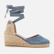 Image of Castañer Women's Carina Wedged Espadrille Sandals - Jeans - UK