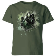 Image of The Lord Of The Rings Aragorn Colour Splash Kids' T-Shirt - Forest Green - 3-4 Years - Forest Green