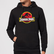 Jurassic Park Logo Hoodie - Black - S - Noir