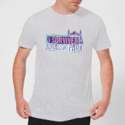 Jurassic Park I Survived Jurassic Park Men's T-Shirt - Grey - XS - Gris