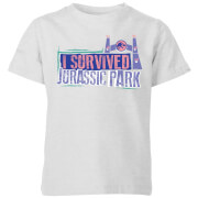 Jurassic Park I Survived Jurassic Park Kids' T-Shirt - Grey - 3-4 ans - Gris