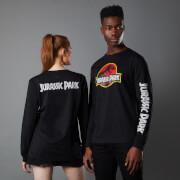 T-shirt à manches longues Jurassic Park Primal Classic Logo - Noir - Unisexe - S - Noir
