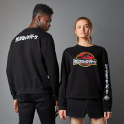 Sweat-shirt Jurassic Park Primal Kanji - Noir - Unisexe - S - Noir