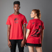 T-shirt Jurassic Park Primal T-Rex - Rouge - Unisexe - XS - Rouge