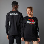 T-shirt Jurassic Park Primal Kanji Long Sleeved - Noir - Unisexe - S - Noir