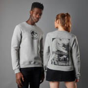 Sweat-shirt Jurassic Park Primal T-Rex - Gris - Unisexe - S - Gris