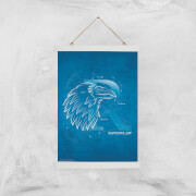 Harry Potter Ravenclaw Giclee Art Print - A3 - White Hanger