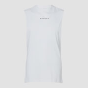Débardeur Contemporain À Emmanchures Tombantes - Blanc - XXXL