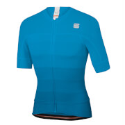 Sportful BodyFit Pro Evo Jersey - S - Methyl Blue/Blue Atomic/White