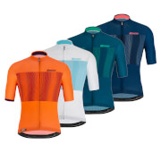 Santini Tono Flusso Jersey - XS - Space Blue