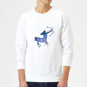Sagittarius Sweatshirt - White - L - White Sagittarius Sweatshirt - White - L - White