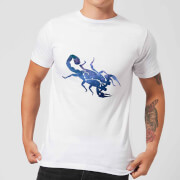 Scorpio Mens T-Shirt - White - L - White Scorpio Mens T-Shirt - White - L - White