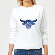 Taurus Womens Sweatshirt - White - M - White Taurus Womens Sweatshirt - White - M - White