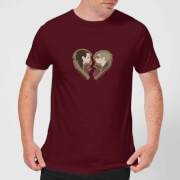 Image of Sea Of Thieves Heart Tee T-Shirt - Burgundy - S - Burgundy