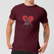 Image of Sea Of Thieves Burgundy Tee T-Shirt - Burgundy - S - Burgundy