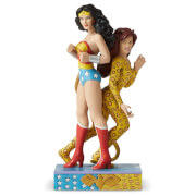 Image of DC Comics by Jim Shore Wonder Woman™ vs Cheetah Figurine 21.5cm