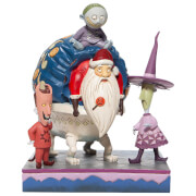 Image of Disney Traditions Lock, Shock and Barrel with Santa Figurine 23cm