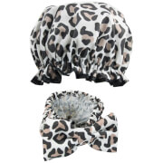 

The Vintage Cosmetic Company Headband and Shower Cap Set Leopard Print