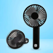 Image of Folding Rechargeable Fan - Black