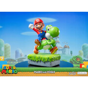 Image of First 4 Figures Super Mario Resin Statue - Mario and Yoshi