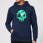 Image of Sea Of Thieves 2nd Anniversary Skull Hoodie - Navy - S - Navy