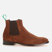 Image of Paul Smith Men's Crown Suede Chelsea Boots - Tan - UK 9