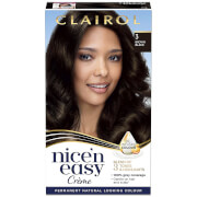Clairol Nice' n Easy Crème Natural Looking Oil Infused Permanent Hair Dye 177ml (Various Shades) - 3 Brown Black