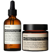 Aesop Lucent Concentrate and Triple C Balancing Gel Duo