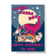 Flintstones Happy Birthday Greetings Card - Standard Card