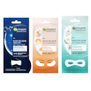 Garnier Eye Tissue Mask Tired Eyes Bundle Trio