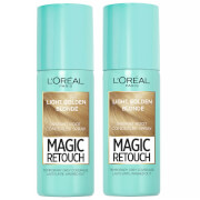 L'Oréal Paris Magic Retouch Light Golden Blonde Root Concealer Spray Duo Pack