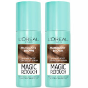 L'Oréal Paris Magic Retouch Mahogany Brown Root Concealer Spray Duo Pack