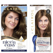 

Clairol Nice' n Easy Permanent Hair Dye and Root Touch up Duo (Various Shades) - 5G Medium Golden Brown
