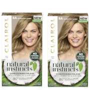 

Clairol Natural Instincts Semi-Permanent No Ammonia Vegan Hair Dye Duo (Various Shades) - 8A Medium Cool Blonde