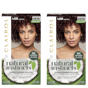

Clairol Natural Instincts Semi-Permanent No Ammonia Vegan Hair Dye Duo (Various Shades) - 4RR Dark Red