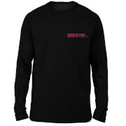 Image of Birds of Prey Logo Embroidered Unisex Long Sleeved T-Shirt - Black - S