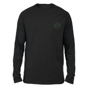 Image of Rick and Morty Morty Embroidered Unisex Long Sleeved T-Shirt - Black - S