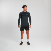 T-shirt sans coutures à manches longues MP Essential pour hommes – Carbone chiné - XS