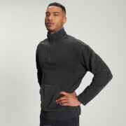 Sweat à zip ¼ MP Raw Training pour hommes – Noir délavé - XL